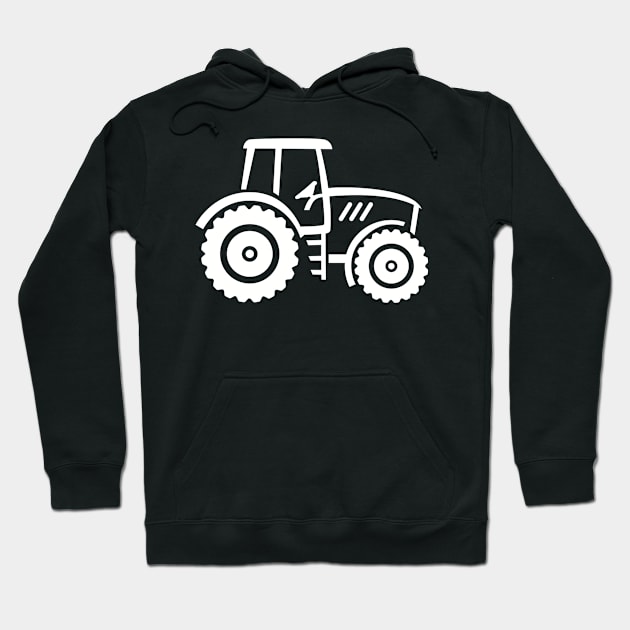 Tractor Hoodie by Designzz